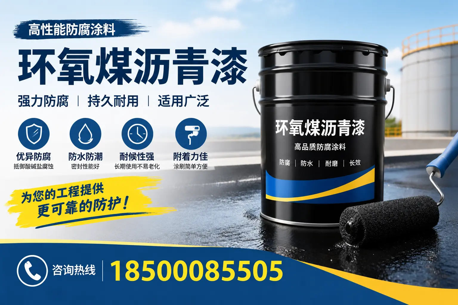 环氧煤沥青漆的施工步骤详解，丽江装修必备知识